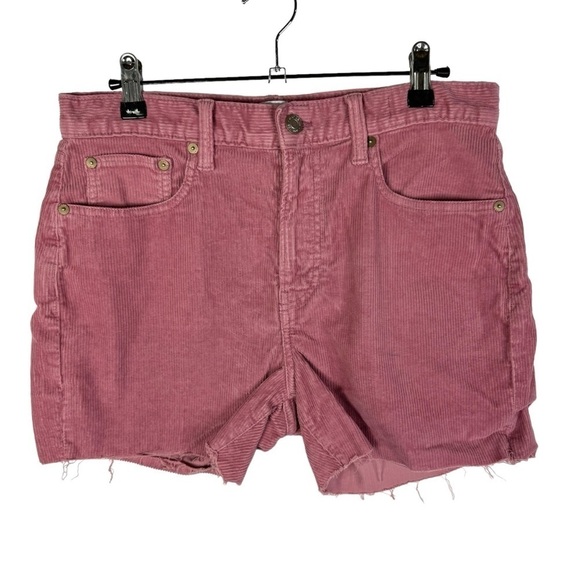 Gap Pink Corduroy Cut Off Denim Shorts 4 - Picture 2 of 4